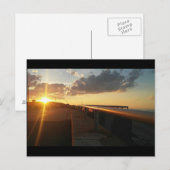 Nantasket strand sunset briefkaart (Voorkant / Achterkant)