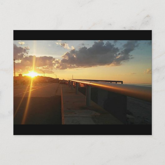 Nantasket strand sunset briefkaart (Voorkant)