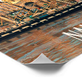 Nantes Afbeelding Vintage Poster (Hoek)