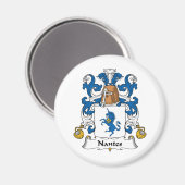 Nantes Family Crest Magneet (Voorkant / Achterkant)