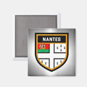 Nantes Flag Magneet (Voorkant / Achterkant)