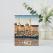 Nantes Foto van Vintage Briefkaart (Staand voorkant)