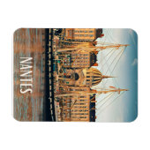 Nantes Foto van Vintage Magneet (Horizontaal)