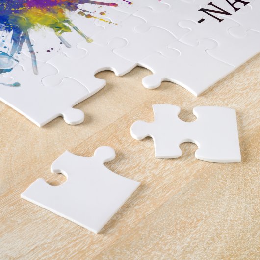 Nantes France Skyline Legpuzzel (Zijkant)