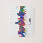 Nantes France Skyline Legpuzzel (Verticaal)