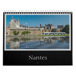 Nantes, Frankrijk, Bretagne, Europe Calendar Kalender