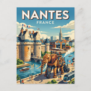 Nantes Frankrijk Briefkaart