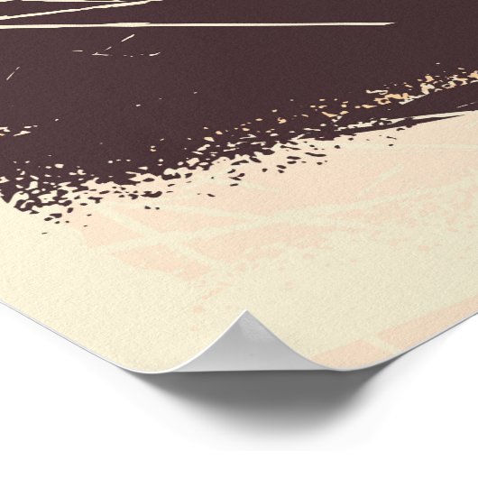 Nantes Frankrijk stad reisposter Poster (Hoek)