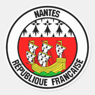 Nantes Round Emblem Ronde Sticker