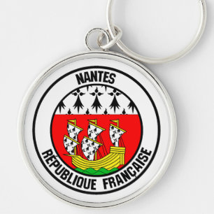 Nantes Round Emblem Sleutelhanger
