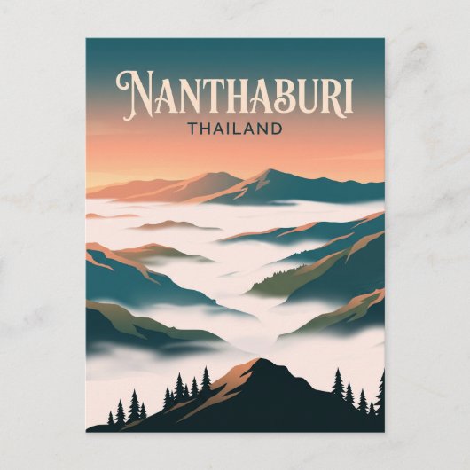 Nanthaburi Nationaal Park Thailand Briefkaart (Voorkant)
