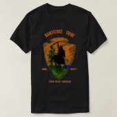 Nanticoke Tribe Native American Indian Retro Vinta T-shirt (Design voorkant)