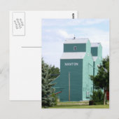 Nanton Grain Elevator Postcard Briefkaart (Voorkant / Achterkant)