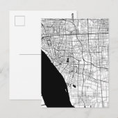 Nantong China Kaart (Voorkant / Achterkant)