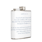 Nantucket 30 Miles naar Zee Flask Heupfles (Rechts)