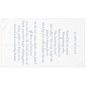 Nantucket 30 Miles naar Zee tafelkleed (Voorkant (Horizontaal))