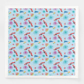 Nantucket 4e juli Papier Napkins Servet (Voorkant)