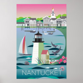 Nantucket-afdruk Poster