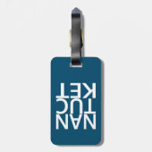 Nantucket Bagagelabel (Achterkant verticaal)