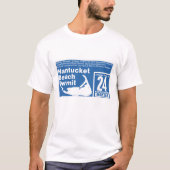Nantucket Beach Permit 2024 T-shirt (Voorkant)