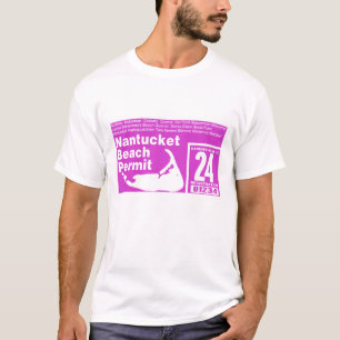 Nantucket Beach Permit 2024 T-shirt