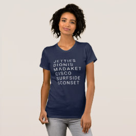 Nantucket Beaches T-shirt