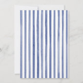 Nantucket blauwe bruiloft uitnodiging (Achterkant)