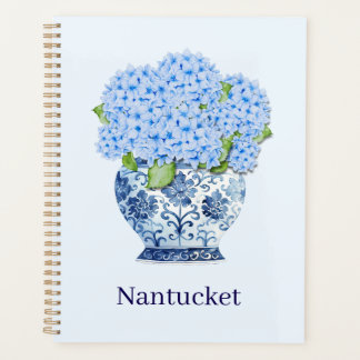 Nantucket Blauwe Hortensia Chinoiserie Vaas Planne Planner