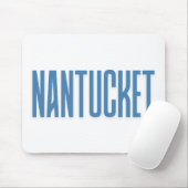 Nantucket | Blauwe Nantucket Massachusetts Muismat (Met muis)