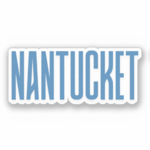 Nantucket Blauwe Nantucket Massachusetts Sticker