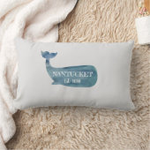 Nantucket Blue Whale Beach Kussen (Deken)