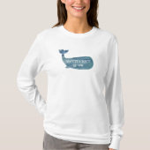Nantucket Blue Whale Beach T-shirt (Voorkant)