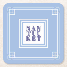 Nantucket Blues Paper Onderzetter