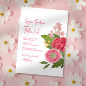 Nantucket boeket bruiloft uitnodiging