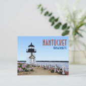Nantucket Brant Point Lighthouse Massachusetts Briefkaart (Staand voorkant)