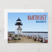 Nantucket Brant Point Lighthouse Massachusetts Briefkaart (Voorkant / Achterkant)