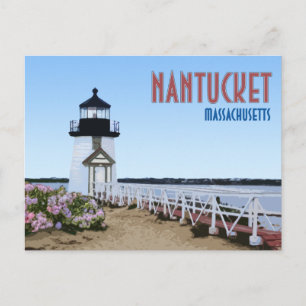 Nantucket Brant Point Lighthouse Massachusetts Briefkaart