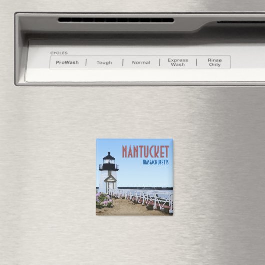 Nantucket Brant Point Lighthouse Massachusetts Magneet (Insitu (Vaatwasser))