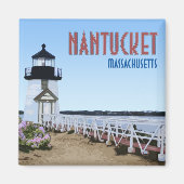 Nantucket Brant Point Lighthouse Massachusetts Magneet (Voorkant)