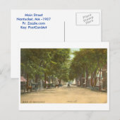 NANTUCKET - BRIEFKAART 1907 (Voorkant / Achterkant)