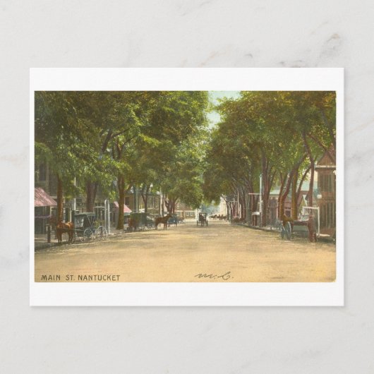 NANTUCKET - BRIEFKAART 1907 (Voorkant)