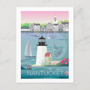 Nantucket-Briefkaart Briefkaart