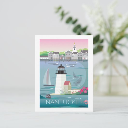 Nantucket-Briefkaart Briefkaart (Staand voorkant)