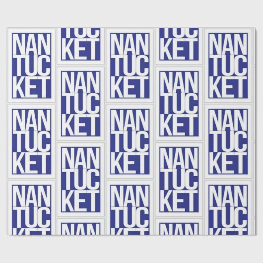 Nantucket Cadeaupapier (Vlak)