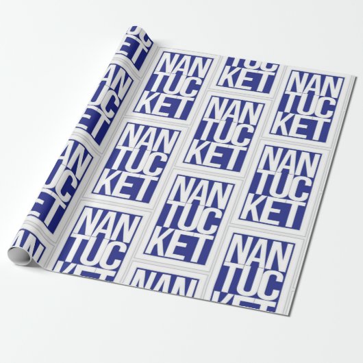 Nantucket Cadeaupapier (Uitgerold)