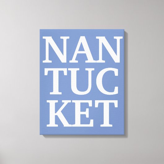 Nantucket canvas print (Voorkant)