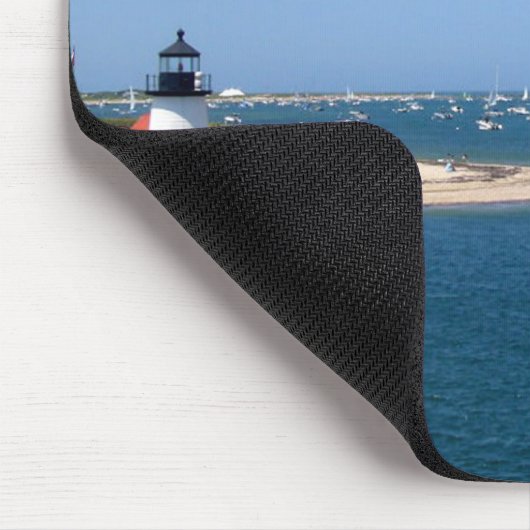 Nantucket Cape Cod Lighthouse & Harbour Mousepad Muismat (Hoek)