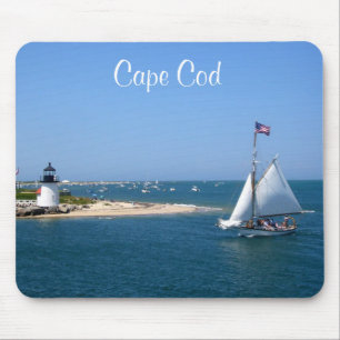 Nantucket Cape Cod Lighthouse & Harbour Mousepad Muismat
