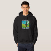 Nantucket Cape Cod Summer Vacation Old Hoodie (Voorkant volledig)