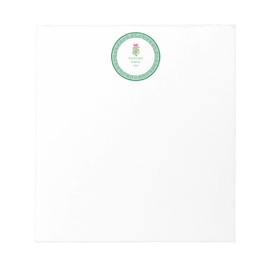 Nantucket Christmas Stroll Notepad Notitieblok (Voorkant)